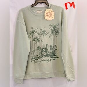 Persaya Mint Los Angeles Graphic Sweatshirt